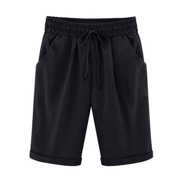 CEHVOM Pantalon d'Été Femme Grande Taille Coton Lin Décontracté