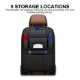 thumbnail image 3 of WESIEVYA 1Pc Foldable Car Back Seat Organizer Black with Waterproof Storage Pocket for Car, 3 of 4