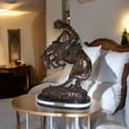 thumbnail image 6 of Nifao Rattlesnake by Remington Bronze Statue , Exquisite Western Art Piece for Home, Office, or Ranch Décor – Bronze Statue, Western Art, 17"L x 10"W x 25"H, 6 of 12