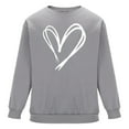 thumbnail image 4 of PNTUTB Fashion Men's Valentine's Day Print Loose Casual Crew Neck Hoodless Pullover Long Sleeves Sweatshirts, 4 of 6
