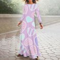 thumbnail image 1 of Qiopertar Robes Décontractées pour Femmes Mode Saint-Valentin Manches Longues Col Rond en Solde à Moins de 5$ en Solde, 1 of 5