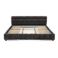 thumbnail image 5 of Aukfa California King Size Upholstered Bed Frame with 4 Storage Drawers, Chenille Fabric Platform Bed, Tufted Design, Dark Gray, 5 of 8