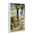 thumbnail image 3 of Stupell Industries Cuba Travel Advertisement Advertisements Painting White Framed Art Print Wall Art, 16 x 24, 3 of 8