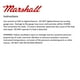 thumbnail image 4 of Manómetro Marshall CW00100 0-100 psi 1,5 pulgadas a prueba de golpes, 4 of 4