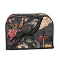 thumbnail image 2 of Sikiie Moonlit Crow Blossoms Toaster Covers 2 Slice Dustproof Toaster Cover Bread Machine Cover, Dustproof Cover - 11.4" x 7.5" x 7.9", 2 of 7