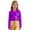Purple, variant on Kaerm Girls Shiny PU Leather Motorcycle Jacket Long Sleeve Zipper Crop Tops Outerwear for Hip-Hop Jazz Dance Red 8