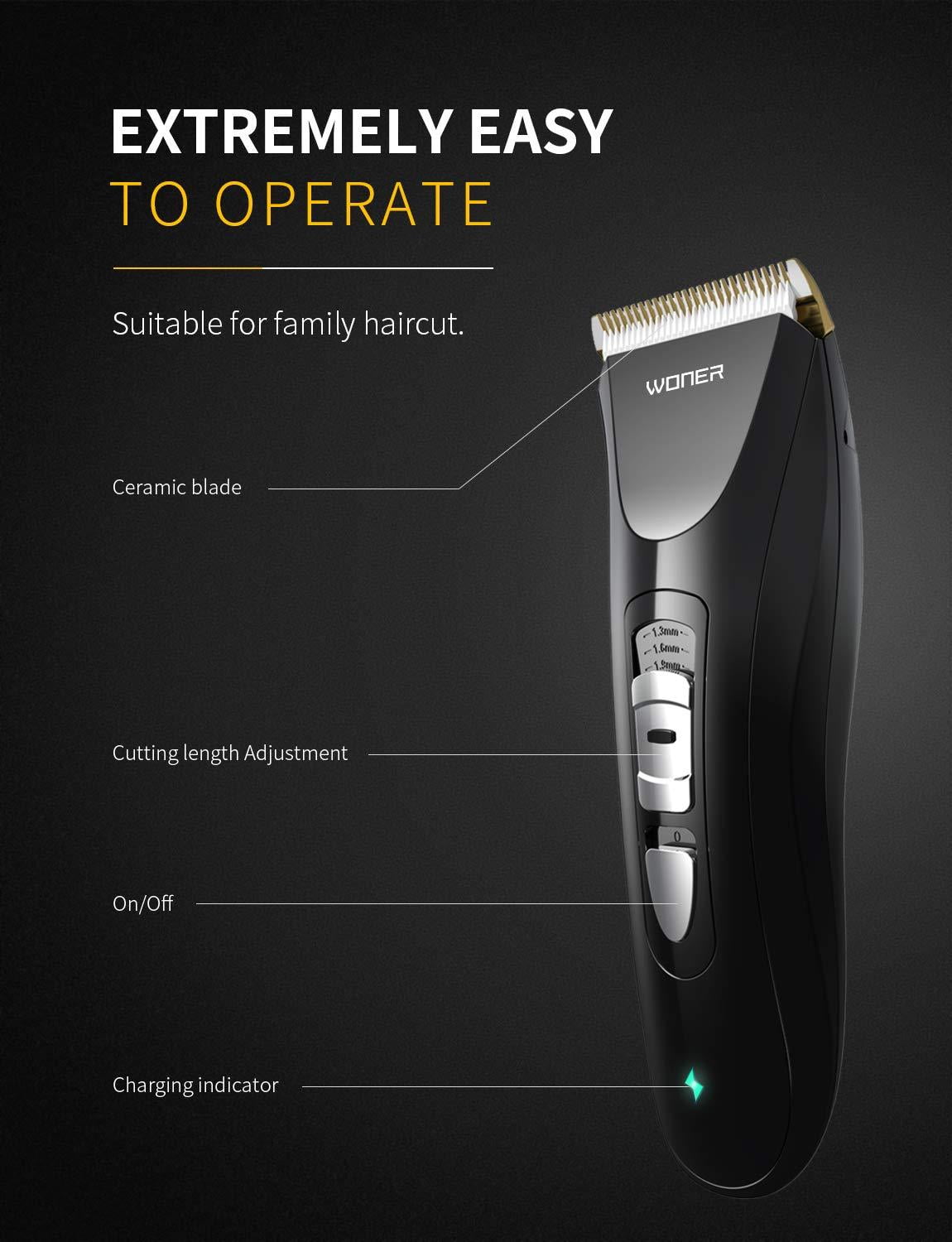 woner hair clipper charger