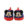 thumbnail image 4 of Mickey Mouse Toddler Boy's Plush ALine Slippers with 3D Ears CH0494O, 4 of 7