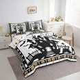 thumbnail image 3 of Manfei Castle Print Bedding Twin Size, Horror Halloween Bedding Sets Twin Size, Spider Wed Bat Reversible Comforter Sets with Sheets, Super Cozy Room Decoration, 7 Pieces, 3 of 6