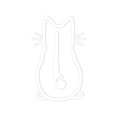thumbnail image 1 of Cute Windscreen Window Wiper PVC Stickers Decoration Removable and Stick Removable Rear Waterproof Windshield Decals Automotive Styling Accessory, 1 of 7