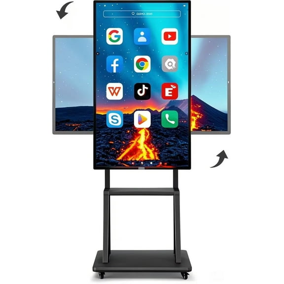 JYXCN 4K Smart Board 49 Inch All-in-One Touch, Interactive Whiteboard with Dual System & Cloud Sharing Perfect for Classroom, Office & Presentations​