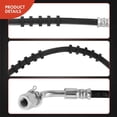 thumbnail image 5 of A-Premium Front Passenger Brake Hydraulic Hose Compatible with Select Ford and Mercury Models - Taurus 2008-2012, Taurus X 2008-2009, Sable 2008-2009 - Replace# 8A5Z2078A, 5 of 8