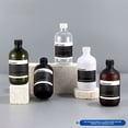 thumbnail image 2 of Material de embalaje Botella de plástico transparente PET de 500 ml con hombros redondos, botella vacía con tapa, champú, gel de ducha, cosméticos, subenvasado, 2 of 5