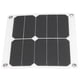 thumbnail image 4 of Paneles solares de 15 W con USB, alta eficiencia de conversión, luz, banco de energía solar portátil de 5 V para acampar, senderismo y ciclismo., 4 of 14