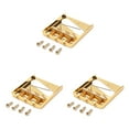 thumbnail image 1 of Redempat Electric Guitar Saddle Accessories Professional Modified Fitting Universal Metal Bridge Tailpiece Modification 3Set, 1 of 6