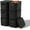 Black, variant on 6 Pack Colorful Storage Bins with Lids Stackable Storage Container for Organizing, Storage Boxes with Handle for Shelves, Cute Storage Bin for Craft, Snacks, 9.85x6.9x5.7 inch