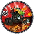 thumbnail image 5 of CC HOME Monster Trucks Party Tableware Set Serves 16 - Disposable Paper Plates, Napkins, Cups, Forks, Monster Trucks Party Supplies for 16 Guests, 5 of 7