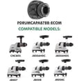 thumbnail image 2 of Omega Juicer Replacement Parts - Adjustable End Cap For Model CNC80S, J8006HDS, J8006HDC, 8007, 8008, J8008C, Black, 2 of 2