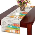 thumbnail image 1 of Camino de Mesa ABPHQTO Vintage Surf Tablas de Surf 40x180 cm Algodón Lino, 1 of 2