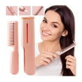 Coaye Portable USB Hair Straightening Comb And Curling Straightening