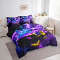 thumbnail image 3 of Castle Fairy Racing Car Boy 7-Piece King Bedding Set: Abstract Lightning Extreme Sport Super Cozy, 3 of 8