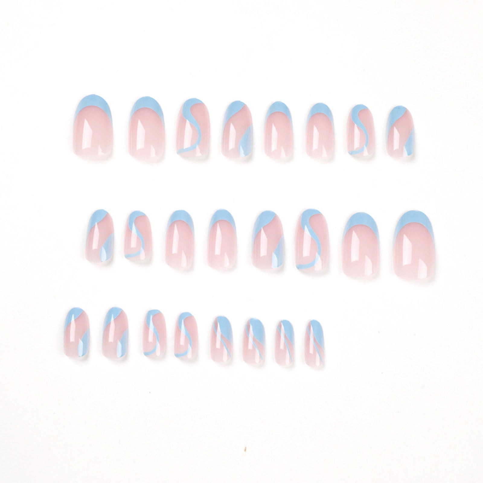 Acrylic Fake Nails Removable Nail Pieces Daily Wear Artificial Nails Nail Art Decorations