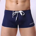 thumbnail image 3 of Lefu Men Boxer Sexy Fashion Tether Hot Spring Shorts Quick Dry Boxer Swimming Shorts, 3 of 9