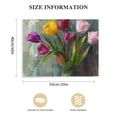thumbnail image 3 of ONETECH Canvas Wall Art Beautiful Tulip Flowers Painting Artwork for Home Prints Framed, 3 of 6