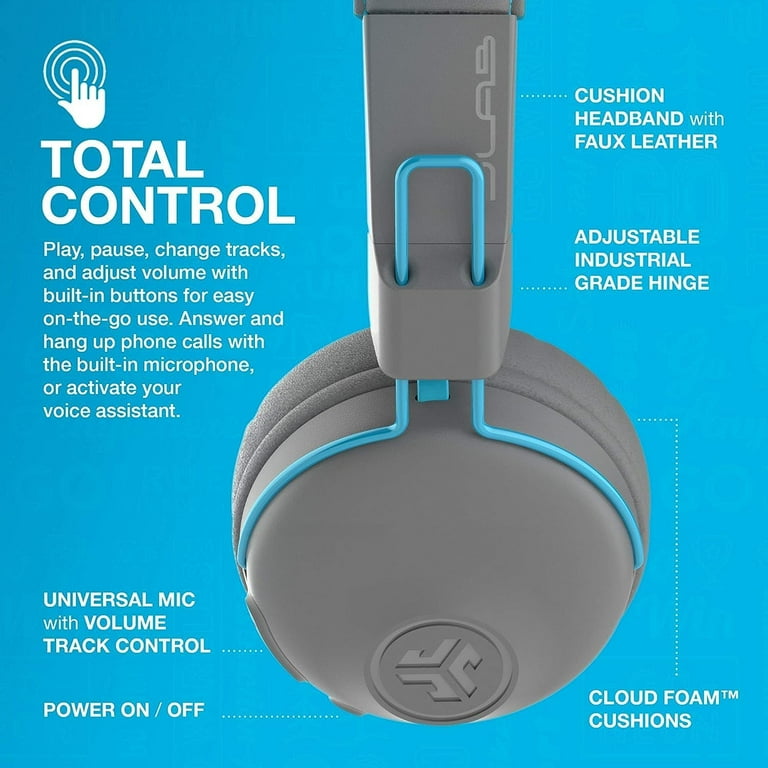 Jlab studio wireless headphones microphone sale