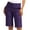 Dark Blue, variant on Women’s Mid-Rise Straight Leg Bermuda Chino Shorts, Womens and Women's Red,Size S-5XL