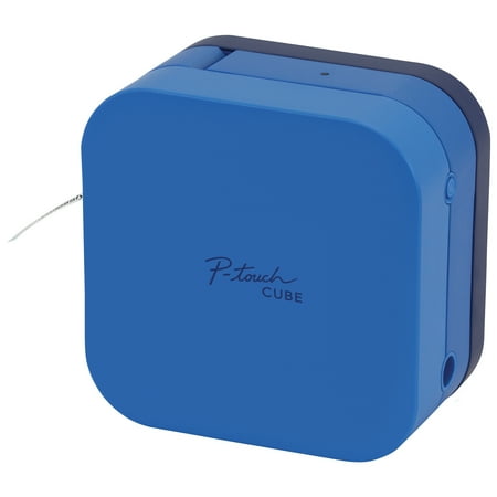 Brother - P-touch CUBE, Smartphone Dedicated Label Maker with Bluetooth Wireless Technology - Blue