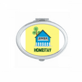 thumbnail image 1 of Home Office Active Isolation Mirror Portable Fold Hand Makeup Double Side Glasses, 1 of 3