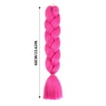 thumbnail image 2 of 24 Inch Colorful Braiding Hair for Braids Synthetic Colored Hair Extensions, Curly Braiding Hair Pre Stretched Bouncy Braiding Hair- Loose Wavy Hair Extensions For Women(Light Purple), 2 of 5