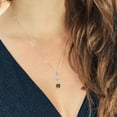 thumbnail image 3 of Gem Stone King 925 Silver and 10K Yellow Gold Green Mystic Topaz and Red Garnet Pendant Necklace for Women (1.44 Cttw, with 18 inch Chain), 3 of 3