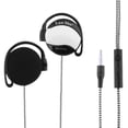 thumbnail image 1 of Mistaha LS-Q140P Sport Headphone 3.5mm Ear-Hook Headset Line Control Earphone Earpiece with Mic for Phone, 1 of 8
