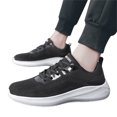 thumbnail image 5 of Men's Running Shoes Wide Toe Walking Sneakers Breathable Knit Sport Shoes Comfortable Tennis Athlet𝗂c Shoes with Durab𝗅e Outsole for Summer and Autumn, 5 of 9