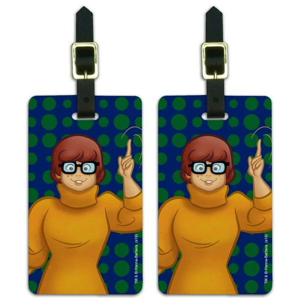 Scooby Doo Velma Character Luggage ID Tags Suitcase CarryOn Cards