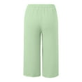 thumbnail image 4 of SIYUDAN Pants For Women Womens Casual Pants Light Green Adult Pants For Women Comfy Pants Women Work Elastic Waist Pants For Women With Pockets Women Fall Pants, 4 of 4