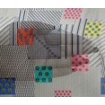 thumbnail image 4 of oneOone Viscose Chiffon Light Yellow Fabric Stripe|Floral & Geometric Patchwork Sewing Material Print Fabric By The Yard 42 Inch Wide, 4 of 4
