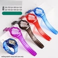 thumbnail image 4 of Correa de reloj con carcasa deportiva para Casio G-SHOCK GA-100/GA-110/GA-120, correa esmerilada, accesorios de silicona TPU transparente, 4 of 5