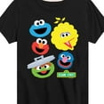 thumbnail image 3 of Sesame Street - Group With Logo - Toddler and Youth Short Sleeve Graphic T-Shirt, 3 of 5