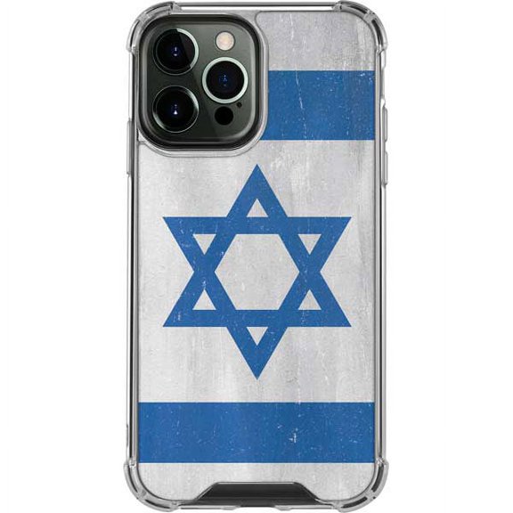 Skinit Countries of the World Israel Flag Distressed iPhone 13 Pro Max Clear Case