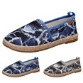 thumbnail image 5 of Oyedens Canvas Slip on Loafers for Women Casual Beach Espadrilles Slip-on Flats Walking Sneakers Shoes, 5 of 6