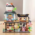 thumbnail image 2 of Cute Street View Building Blocks, Cat Mini Building Blocks Toy, Halloween/Thanksgiving Day/Christmas gift, 2 of 5