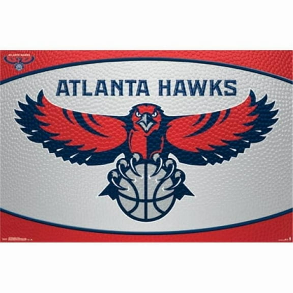 Posterazzi TIARP13760 Atlanta Hawks - Logo 2014 Poster Print - 22 x 34 in.