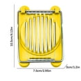thumbnail image 3 of Tainini Egg Slicer for Boiled Eggs Strawberry Cutter with Stainless Steel Wire（Blue）, 3 of 3