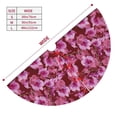 thumbnail image 3 of Lsque Orchids Flowers Print Christmas Tree Skirt, Tree Skirt with Ties or Velcro, Perfect for Holiday Decorations, Halloween, and New Year-30", 3 of 7