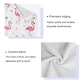 thumbnail image 4 of 3 Piece Bath Towels Set Bath Towel, Hand Towel and Face Towel for Bathroom, Gym, Hotel Cute Flamingo Pattern, 4 of 8