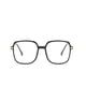 thumbnail image 4 of Gafas anti-luz azul, montura de café esmerilado, montura elegante, cara lisa, foto de calle, gafas lisas, gafas para miopía, 4 of 4