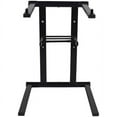 Rockville RLS2400 Lightweight Folding DJ Laptop Stand with Extra Shelf